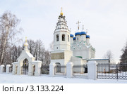 Никольская церковь в селе Батюшково, Московской области. Стоковое фото, фотограф Елена Коромыслова / Фотобанк Лори