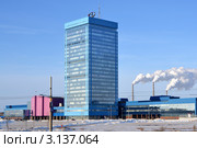 Здание заводоуправления ОАО "АВТОВАЗ" солнечным зимним днем (2012 год). Редакционное фото, фотограф Светлана Полушкина / Фотобанк Лори