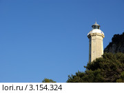 Маяк на склоне горы. Сицилия, Италия (2011 год). Стоковое фото, фотограф Владимир Журавлев / Фотобанк Лори