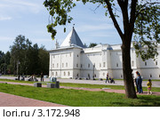 Вид в Вологде с кремлем (2008 год). Редакционное фото, фотограф Солодовникова Елена / Фотобанк Лори