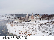 Старицкий Свято-Успенский монастырь в г.Старица, Тверская область. (2012 год). Стоковое фото, фотограф Макарова Елена / Фотобанк Лори