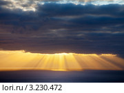 Закат над океаном. Стоковое фото, фотограф Виктория Катьянова / Фотобанк Лори