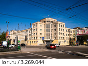 Новосибирск. Здание штаба Сибирского Военного Округа (Красный проспект, 53) (2011 год). Редакционное фото, фотограф Павел Просветов / Фотобанк Лори