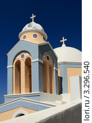 Элладская православная церковь. Фира, Санторини, Греция (2011 год). Стоковое фото, фотограф Вадим Хомяков / Фотобанк Лори