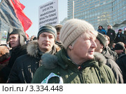 Митинг "За честные выборы" на Новом Арбате. 10 марта 2012. Путинизм. Редакционное фото, фотограф Ирина Фирсова / Фотобанк Лори