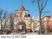 Триумфальная арка Цесаревича. Владивосток (2012 год). Стоковое фото, фотограф Александр Алексеев / Фотобанк Лори