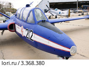 FOUGA CM.170 MAGISTER - Учебно-боевой самолёт или легкий штурмовик (2012 год). Редакционное фото, фотограф Irina Opachevsky / Фотобанк Лори