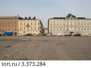 Площадь в центре Хельсинки (2012 год). Редакционное фото, фотограф Сергей Бойков / Фотобанк Лори