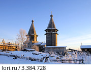 Церковь Покрова Пресвятой Богородицы (Покрово-Власьевская) (1761). с. Лядины. Архангельская область. Стоковое фото, фотограф Охотникова Екатерина *Фототуристы* / Фотобанк Лори
