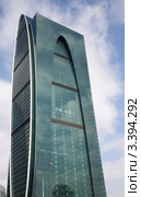 Москва-сити. Башня "Imperia Tower" (2012 год). Редакционное фото, фотограф Наталья Волкова / Фотобанк Лори