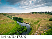 Воргольские скалы, Липецкая область (2010 год). Редакционное фото, фотограф Зайцев Алексей / Фотобанк Лори