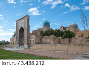 Комплекс Шахи-Зинда. Самарканд, Узбекистан (2010 год). Стоковое фото, фотограф Пётр Соболев / Фотобанк Лори