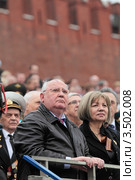 Михаил Горбачев на Параде Победы с дочерью Ириной Вирганской (2012 год). Редакционное фото, фотограф Игорь Долгов / Фотобанк Лори