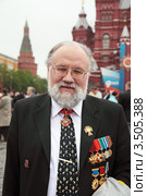 Владимир Чуров на параде победы в Москве (2012 год). Редакционное фото, фотограф Игорь Долгов / Фотобанк Лори
