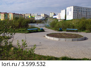 Городской пейзаж, город Полярный, Мурманская область (2012 год). Редакционное фото, фотограф Вячеслав Палес / Фотобанк Лори