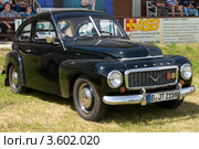 Автомобиль Volvo PV544. Олдтаймер шоу. Паарен им Глин. Германия (2012 год). Редакционное фото, фотограф Sergey Kohl / Фотобанк Лори