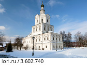 Вид на Церковь Михаила Архангела в Спасо-Андрониковом монастыре, Москва, Россия (2012 год). Стоковое фото, фотограф Николай Винокуров / Фотобанк Лори