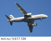 Airbus A319-112 греческой авиакомпании "Эгейские Авиалинии" (2012 год). Редакционное фото, фотограф Маргарита Герм / Фотобанк Лори