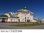 Железнодорожный вокзал в г. Новоалтайске, станция Алтайская (2012 год). Стоковое фото, фотограф Alexey D. / Фотобанк Лори