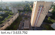 Вид сверху на бульвар Рокоссовского в Москве (2011 год). Стоковое фото, фотограф Losevsky Pavel / Фотобанк Лори