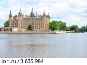Замок в Шверине, Германия (2012 год). Стоковое фото, фотограф Елена Кесслер / Фотобанк Лори