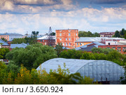 Вид на старую текстильную фабрику в Иванове (2012 год). Стоковое фото, фотограф Яков Филимонов / Фотобанк Лори