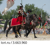 Польские гусары 17-го века (2012 год). Редакционное фото, фотограф Алексей Голованов / Фотобанк Лори