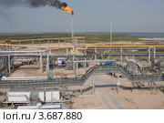 Газоконденсатные месторождения ЗАО "Роспан Интернешнл" (2012 год). Редакционное фото, фотограф Михаил Рыбачек / Фотобанк Лори