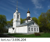 Спасо-Преображенская церковь в усадьбе Заборово (2011 год). Стоковое фото, фотограф Елена Орлова / Фотобанк Лори