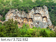 Древние гробницы Ликийских царей, Турция, Дальян (2009 год). Стоковое фото, фотограф ElenArt / Фотобанк Лори