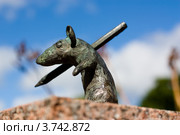 Памятник архивной мышке. Хельсинки. Финляндия (2012 год). Редакционное фото, фотограф Катерина Макарова / Фотобанк Лори