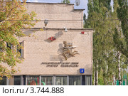 Фрагмент здания Олимпийского центра имени братьев Знаменских (2012 год). Редакционное фото, фотограф Алёшина Оксана / Фотобанк Лори