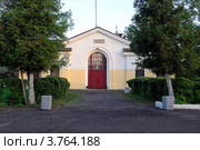 Вокзал, город Олонец, Республика Карелия (2012 год). Стоковое фото, фотограф Вячеслав Палес / Фотобанк Лори