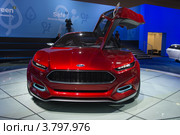 Московский международный автомобильный салон 2012. Ford EVOS. Редакционное фото, фотограф Алексей Зарубин / Фотобанк Лори
