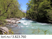 Горная река Махар. КЧР. Кавказ. Стоковое фото, фотограф Rekacy / Фотобанк Лори