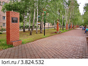 Аллея Героев в городе Менделеевске (2012 год). Редакционное фото, фотограф Сагирова Алсу / Фотобанк Лори