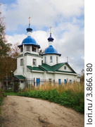 Церковь в честь иконы Пресвятой Богородицы <Скоропослушница Невская> в Пудоже (2012 год). Стоковое фото, фотограф Александр Романов / Фотобанк Лори