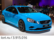 Автомобиль Volvo S60 Polestar (2012 год). Редакционное фото, фотограф Максим Голубев / Фотобанк Лори