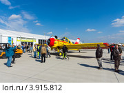 Польский сельскохозяйственный самолет PZL-106 Kruk. Международная авиакосмическая выставка (ILA 2012), Берлин. Германия. Редакционное фото, фотограф Sergey Kohl / Фотобанк Лори