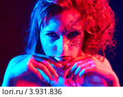 Модель с бодиартом / model with skew bodyart. Стоковое фото, фотограф Сергей Пристяжнюк (Serg Zastavkin) / Фотобанк Лори
