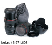 Объективы для фотоаппаратов Canon (2011 год). Редакционное фото, фотограф Игорь Долгов / Фотобанк Лори