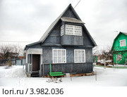 Дачный домик, Ногинский район, Московская область (2010 год). Стоковое фото, фотограф lana1501 / Фотобанк Лори