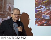 Творческая встреча с фотографом Стивом Шапиро. Выставка Семейный Альбом. Галерея Братьев Люмьер. 2012. Редакционное фото, фотограф Victoria Demidova / Фотобанк Лори