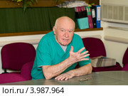 Лео Антонович Бокерия, ведущий кардиохирург России (2012 год). Редакционное фото, фотограф Михаил Ворожцов / Фотобанк Лори