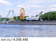 Многоразовый космический корабль Буран (БТС-001) в парке Горького, Москва (2010 год). Редакционное фото, фотограф Алексей Стоянов / Фотобанк Лори