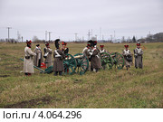 Реконструкция сражения под Красным. 18 ноября 2012 года. Редакционное фото, фотограф Владимир Боханов / Фотобанк Лори