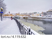 Город Иваново. Вид на реку Уводь (2012 год). Редакционное фото, фотограф Сергей Лаврентьев / Фотобанк Лори