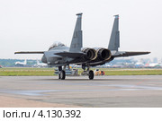 Международный авиационно-космический салон МАКС-2011. Самолет McDonnell Douglas F-15 Eagle. Редакционное фото, фотограф Игорь Долгов / Фотобанк Лори