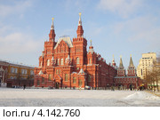 Москва. Красная площадь. Исторический музей (2012 год). Редакционное фото, фотограф Яна Королёва / Фотобанк Лори