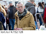 Лев Семёнович Рубинштейн на выборах в Координационный совет российской оппозиции (2012 год). Редакционное фото, фотограф Николай Винокуров / Фотобанк Лори